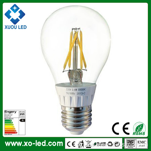 650lm Warm White 6W A19 Filament LED Globe Bulb